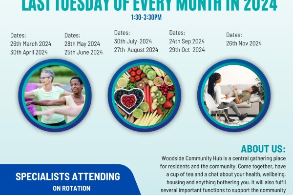  Mental and Physical Health - Woodside Hub